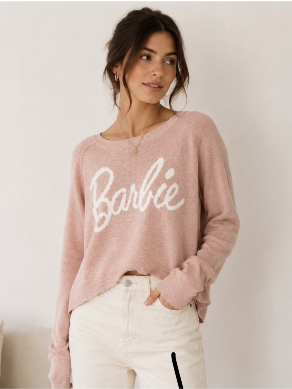 Barefoot Dreams CozyChic Ultra Lite Barbie Crewneck Sweater